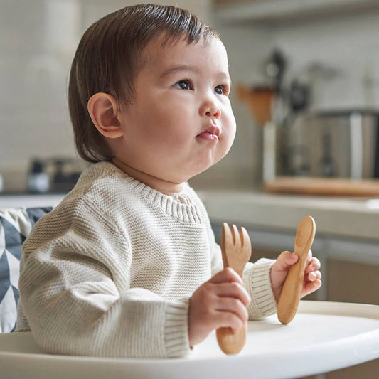 Baby Bamboo Fork & Spoon Set (12M+)