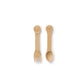 Kids Bamboo Fork & Spoon Set (18M+)