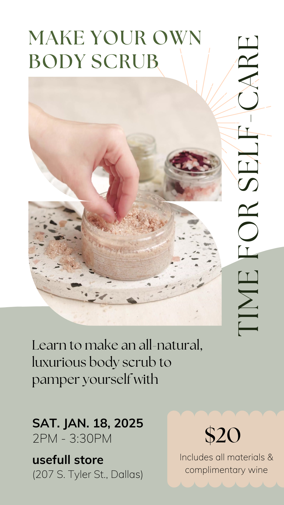 Make Your Own Body Scrub Workshop